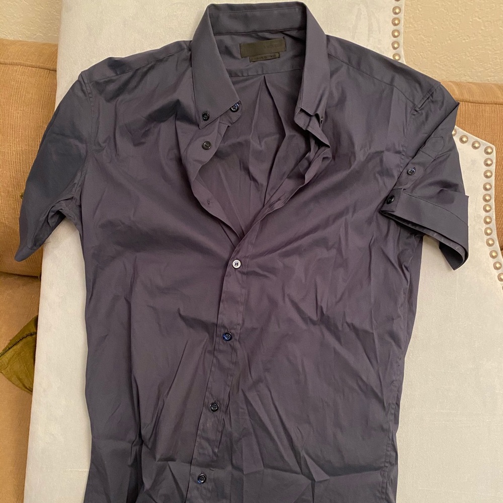 COPY - Alexander McQueen button down short sleeve